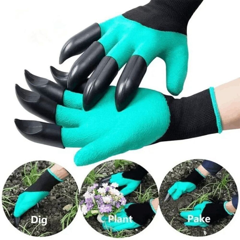 Garden Gloves With Claws For Digging